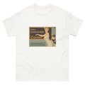 Unisex classic tee featuring a vintage Lewandowski corsets Art Nouveau advertising poster