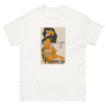 Unisex classic tee featuring a vintage Pick-Me-Up illustrated advertising poster