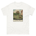 Unisex classic tee featuring a vintage 19th century illustrated cow breeds reference poster