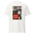 Unisex heather gray t-shirt featuring vintage Immunisation Vintage poster artwork printed across the front