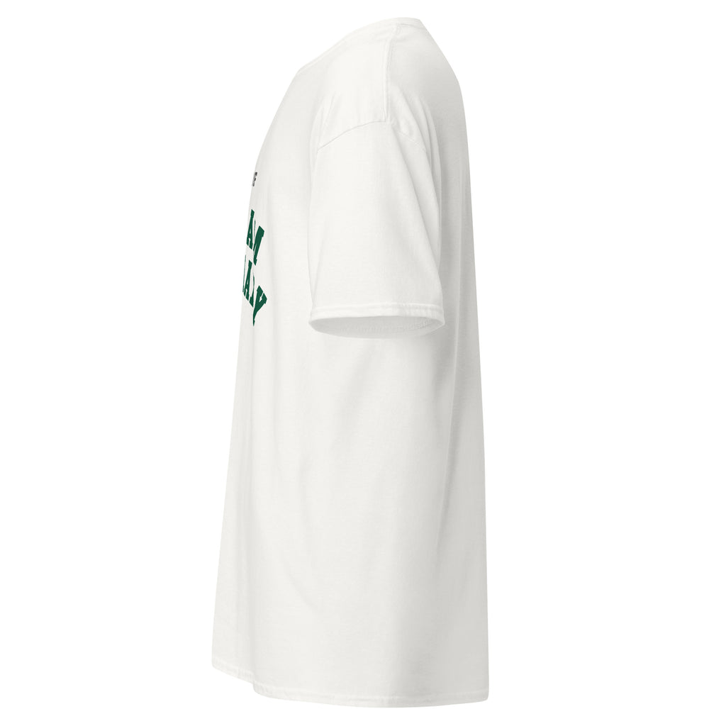 Unisex navy blue t-shirt featuring College of William & Mary logo printed across the front chest