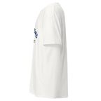 Unisex navy blue t-shirt featuring Pepperdine University logo printed across the front chest