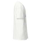 Unisex white t-shirt featuring University of Southampton logo printed across the front chest