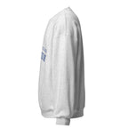 Unisex white sweatshirt featuring University College London logo printed across the front chest