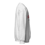 Unisex navy blue sweatshirt featuring Colgate University logo printed across the front chest