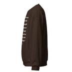 Unisex maroon sweatshirt with Isaiah 40:31 Bible verse printed in white text on front