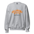 Unisex sweatshirt featuring Oklahoma State University name and branding in orange and black
