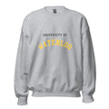 Unisex sweatshirt featuring University of Waterloo name and branding in black and gold