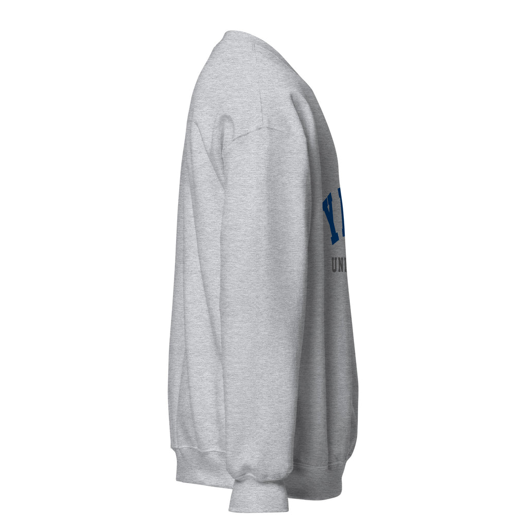 Unisex forest green sweatshirt featuring Yale University logo printed across the front chest