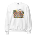 Unisex black sweatshirt featuring Coachella event graphic printed across the front chest