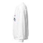 Unisex sweatshirt featuring University of Toronto name and branding in blue and white
