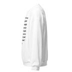 Unisex maroon sweatshirt with Isaiah 40:31 Bible verse printed in black text on front