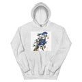 Unisex hoodie featuring Audubon's detailed naturalist illustration of a blue jay bird