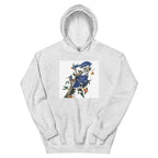 Unisex hoodie featuring Audubon's detailed naturalist illustration of a blue jay bird