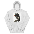 Unisex hoodie featuring Audubon's detailed naturalist illustration of a Californian vulture