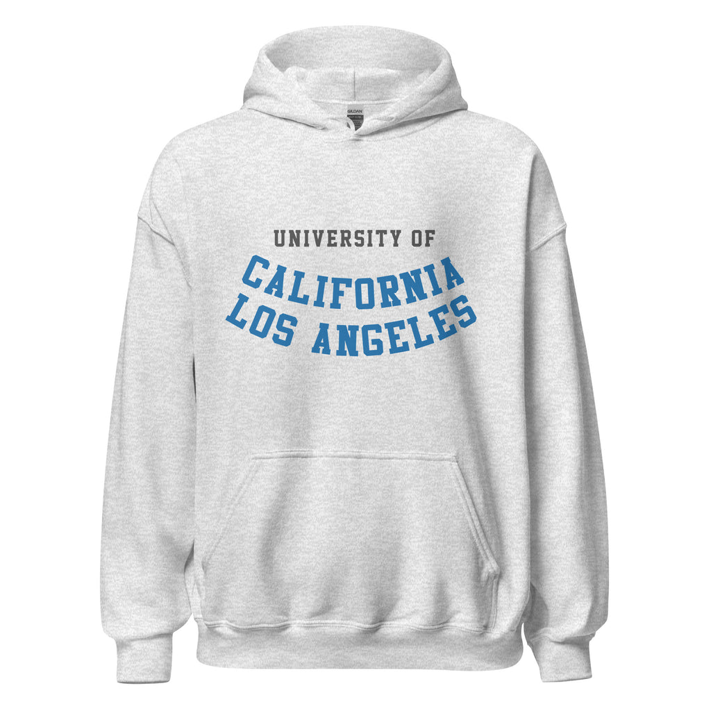 Unisex hoodie featuring UCLA name and branding in blue and gold