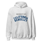 Unisex black hoodie featuring UC Berkeley logo printed across the front chest
