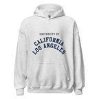 Unisex black hoodie featuring UCLA logo printed across the front chest