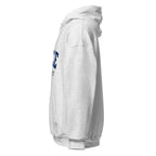 Unisex hoodie featuring Rice University name and branding in navy and grey