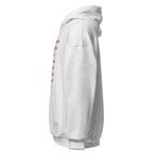 Unisex forest green hoodie with Matthew 6:33 Bible verse printed in red text on front