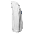 Unisex navy blue hoodie featuring Gonzaga University logo printed across the front chest