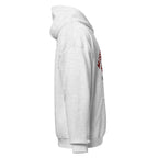 Unisex navy blue hoodie featuring Mississippi State University logo printed across the front chest