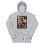Unisex hoodie featuring a classic Polish anti-Bolshevik political propaganda poster