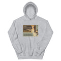 Unisex hoodie featuring a vintage Lewandowski corsets Art Nouveau advertising poster