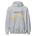 Unisex hoodie featuring University of Waterloo name and branding in black and gold