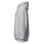 Unisex hoodie featuring University of Waterloo name and branding in black and gold
