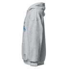 Unisex white hoodie featuring University of St Andrews logo printed across the front chest