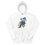 Unisex hoodie featuring Audubon's detailed naturalist illustration of a blue jay bird