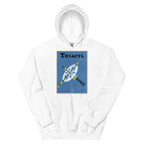 Unisex hoodie featuring a vintage Thyacil sulfamide pharmaceutical health advertising poster
