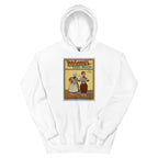 Unisex hoodie featuring a vintage Van Camp's Pork and Beans food advertising poster