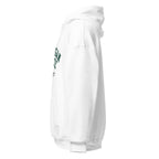 Unisex hoodie featuring Michigan State University name and branding in green and white