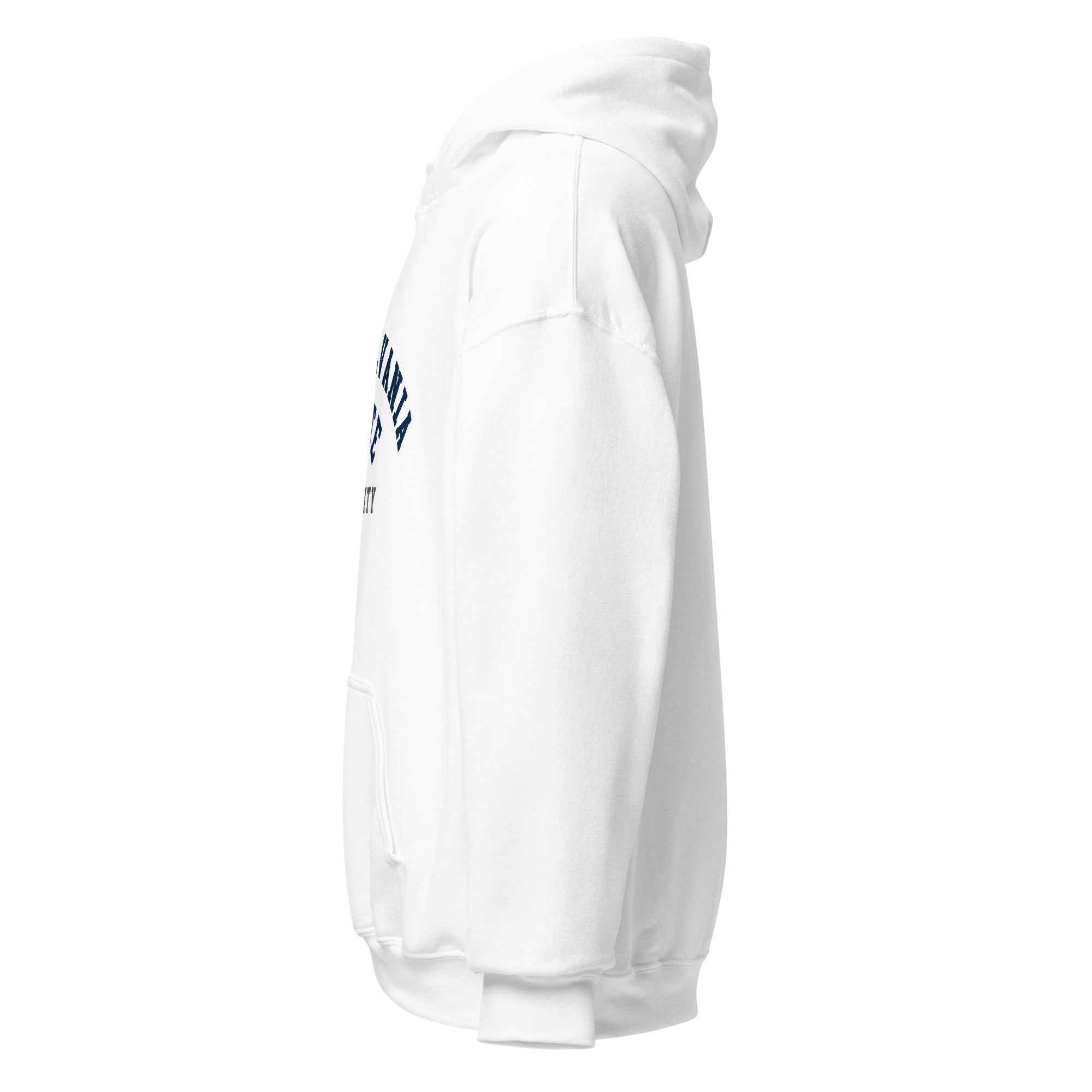 Unisex hoodie featuring Penn State University name and branding in navy and white